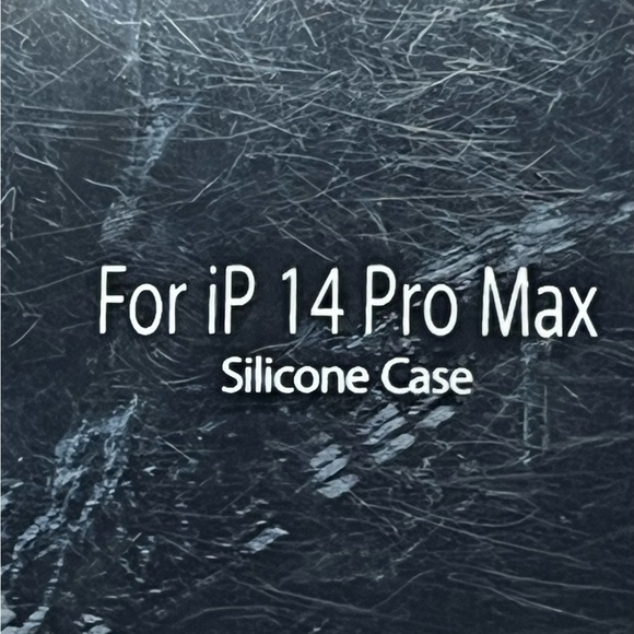 Midnight blue iPhone 14 Pro Max silicone case, NWOT - Picture 3 of 4